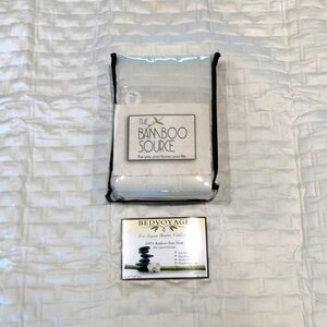 - NWT BedVoyage Bamboo Euro Sham